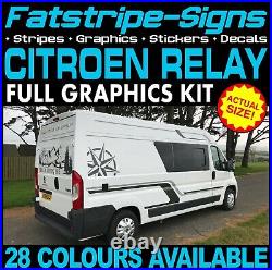 To fit CITROEN RELAY L1 SWB GRAPHICS STICKERS STRIPES DECAL CAMPER VAN MOTORHOME