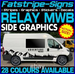 To fit CITROEN RELAY L2 MWB CAMPER VAN GRAPHICS STICKERS STRIPES DECAL MOTORHOME To fit CITROEN RELAY L2 MWB CAMPER VAN GRAPHICS STICKERS STRIPES DECAL MOTORHOME