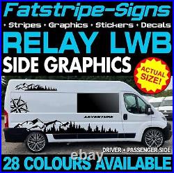 To fit CITROEN RELAY L3 LWB STICKERS GRAPHICS STRIPES CAMPER VAN MOTORHOME To fit CITROEN RELAY L3 LWB STICKERS GRAPHICS STRIPES CAMPER VAN MOTORHOME