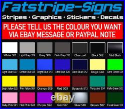 To fit FORD TRANSIT LWB GRAPHICS STICKERS STRIPES DECALS CAMPER VAN MOTORHOME ST