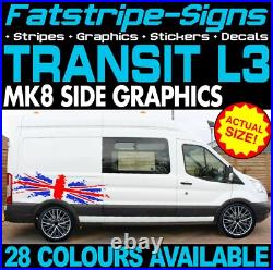 To fit FORD TRANSIT MK8 L3 LWB GRAPHICS STICKERS DECALS CAMPER VAN MOTORHOME ST To fit FORD TRANSIT MK8 L3 LWB GRAPHICS STICKERS DECALS CAMPER VAN MOTORHOME ST