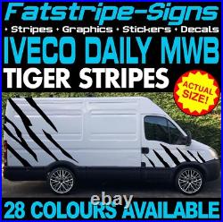 To fit IVECO DAILY MWB TIGER STRIPES GRAPHICS STICKERS MOTORHOME CAMPER VAN To fit IVECO DAILY MWB TIGER STRIPES GRAPHICS STICKERS MOTORHOME CAMPER VAN