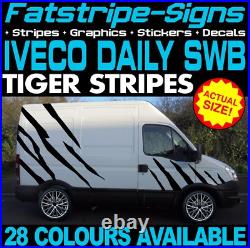 To fit IVECO DAILY SWB TIGER STRIPES GRAPHICS STRIPES MOTORHOME CAMPER VAN To fit IVECO DAILY SWB TIGER STRIPES GRAPHICS STRIPES MOTORHOME CAMPER VAN