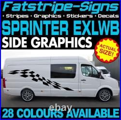 To fit MERCEDES SPRINTER EXLWB GRAPHICS STICKERS STRIPES CAMPER VAN MOTORHOME To fit MERCEDES SPRINTER EXLWB GRAPHICS STICKERS STRIPES CAMPER VAN MOTORHOME