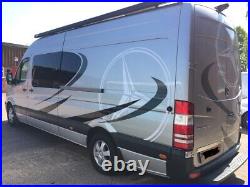 To fit MERCEDES SPRINTER LWB CAMPER VAN STICKERS GRAPHICS STRIPES MOTORHOME