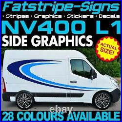 To fit NISSAN NV400 L1 SWB GRAPHICS STICKERS DECALS STRIPES CAMPER VAN MOTORHOME To fit NISSAN NV400 L1 SWB GRAPHICS STICKERS DECALS STRIPES CAMPER VAN MOTORHOME