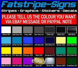 To fit NISSAN NV400 L1 SWB GRAPHICS STICKERS DECALS STRIPES CAMPER VAN MOTORHOME