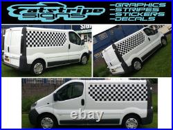 To fit RENAULT TRAFFIC SWB MOTOCROSS MOTORHOME CAMPER VAN GRAPHICS STICKERS