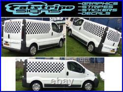 To fit RENAULT TRAFFIC SWB MOTOCROSS MOTORHOME CAMPER VAN GRAPHICS STICKERS