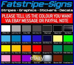 To fit VAUXHALL MOVANO L1 SWB GRAPHICS STICKERS DECALS CAMPER VAN MOTORHOME