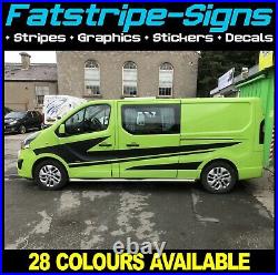 To fit VAUXHALL VIVARO MK2 SWB GRAPHICS STICKERS STRIPES MOTORHOME CAMPER VAN
