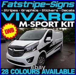 To fit VAUXHALL VIVARO MK2 SWB GRAPHICS STICKERS STRIPES MOTORHOME CAMPER VAN