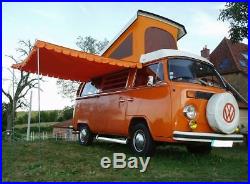 Top Quality Vintage Sun Canopy for VW camper van caravan motorhome Orange C8539P
