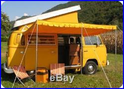 Top Quality Vintage Sun Canopy for VW camper van caravan motorhome Yellow C8540P
