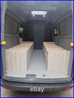 Transit Custom Motorhome Camper Van Rear Pullout Bed Seats