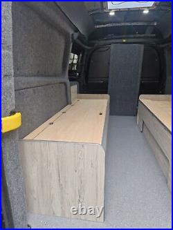 Transit Custom Motorhome Camper Van Rear Pullout Bed Seats