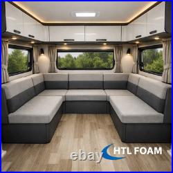U Shape Camper Van Caravan Motor Home Boat & Window Seat Cushions-Made to Order