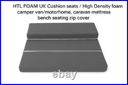 U Shape Camper Van Caravan Motor Home Boat & Window Seat Cushions-Made to Order