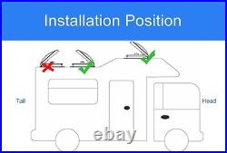 UK Roof Vent Fan Camper Van Motorhome with LED Light RV Caravan Skylight Vent