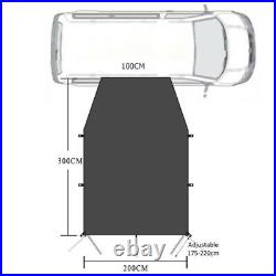 Universal-Awning Sun-Canopy Sunshade For Motorhome Van Campervan Suv-Black Parts