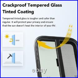 Universal Camper Van Sliding Window Motorhome Waterproof Right side For Caravans