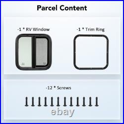 Universal Camper Van Sliding Window Motorhome Waterproof Right side For Caravans