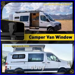 Universal Sliding Opening Window Glass Dark Tint Waterproof Camper Van Motorhome