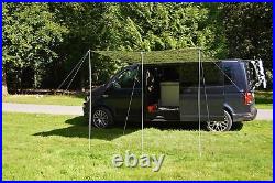 VW Camper Van Sun Canopy Awning Van Conversions Motorhomes 2.4m x 3m Camo Green
