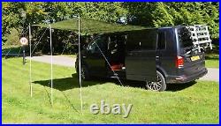 VW Camper Van Sun Canopy Awning Van Conversions Motorhomes 2.4m x 3m Camo Green