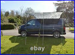 VW Camper Van Sun Canopy Awning Van Conversions Motorhomes 2.4m x 3m Camo Grey