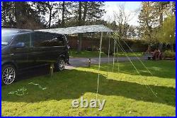 VW Camper Van Sun Canopy Awning Van Conversions Motorhomes 2.4m x 3m Camo Grey