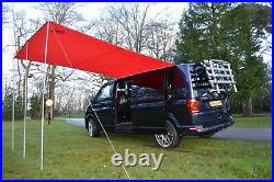 VW Camper Van Sun Canopy Awning Van Conversions Motorhomes 2.4m x 3m RED