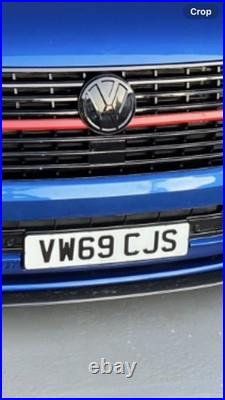 VW69 CJS Number Plate Volkswagen transporter Camper van Car Motorhome