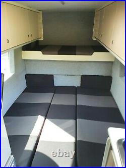 Vw Crafter camper van with garage space for bikes 3 berth not sprinter motorhome