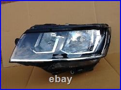 Vw T6.1 Transporter Headlight Headlamp Ns Passenger Left 2020 2024 7l2941005b