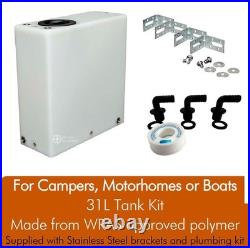 Water Tank Kit 31L Campervan Van Motorhome Horsebox Barge Workshop Garage TA8.02