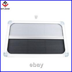 White Motorhome Blind Flyscreen Caravan Camper Van Conversion Rv 90cm×55cm