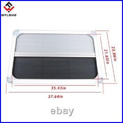 White Motorhome Blind Flyscreen Caravan Camper Van Conversion Rv 90cm×55cm