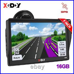 XGODY 9 Inch Portable GPS SAT NAV for Camper Van Motorhome Caravan 2024 NEW Map