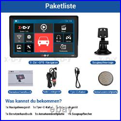 XGODY 9 Inch Portable GPS SAT NAV for Camper Van Motorhome Caravan 2024 NEW Map