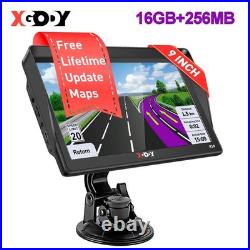 XGODY 9 Inch Portable GPS SAT NAV for Camper Van Motorhome Caravan 2025 NEW Map