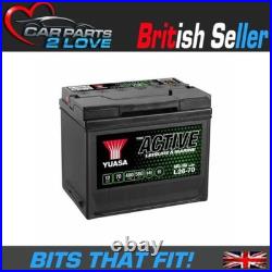 Yuasa L26-70 Leisure Battery 12V 70Ah 3YrW For VW T4 T5 T6 Camper Van Motorhome